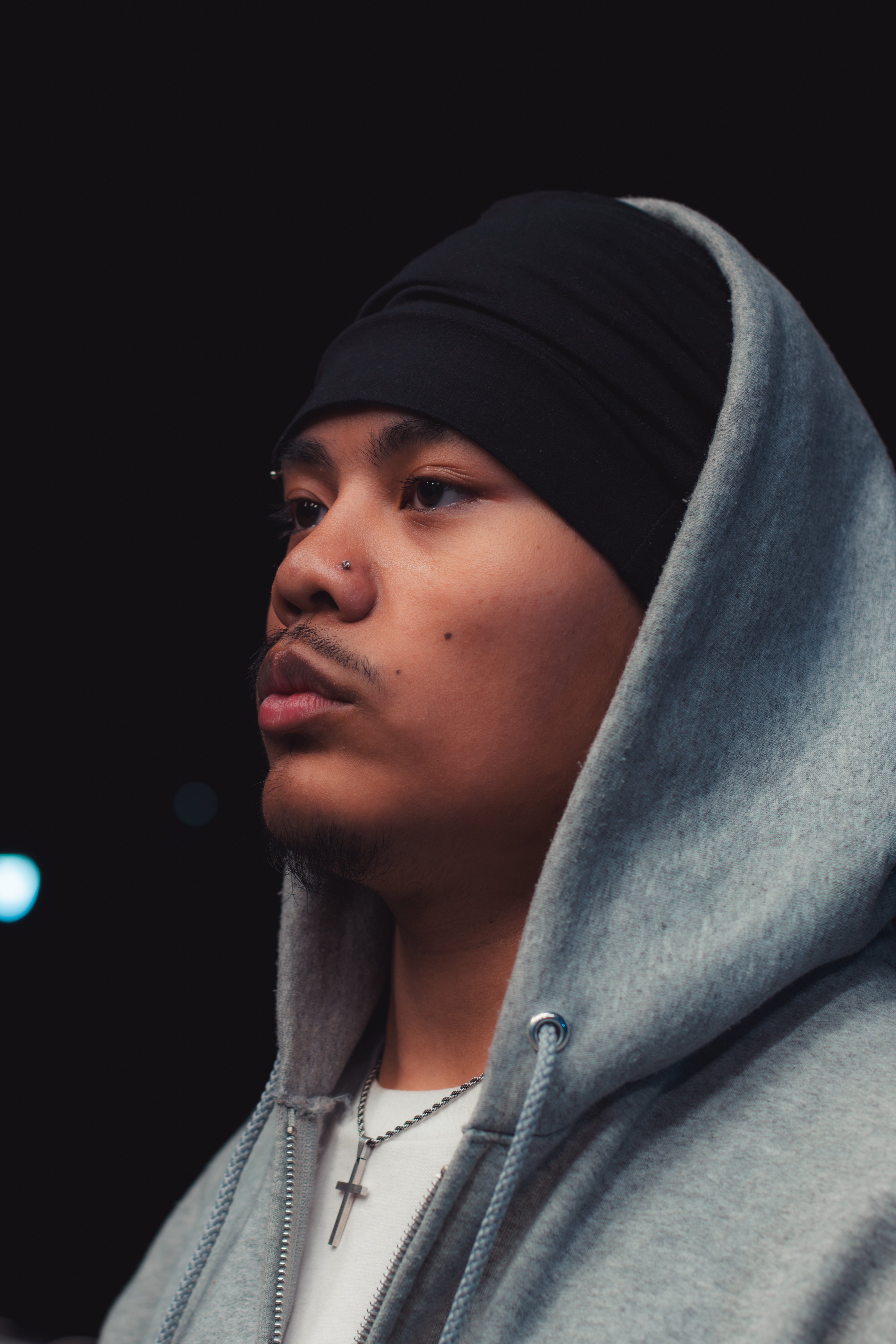 Side profile portrait